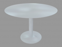 Dining table (white lacquered D110)