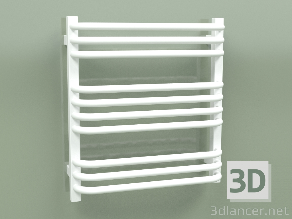 modello 3D Scaldasalviette elettrico Alex One (WGALN054050-S1-P4, 540x500 mm) - anteprima