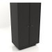 3d model Wardrobe W 04 (602x400x1082, wood black) - preview