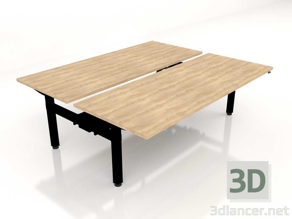 3d модель Стол рабочий Ogi Drive Bench Electric Cabletray BOD820 (2000x1690) – превью