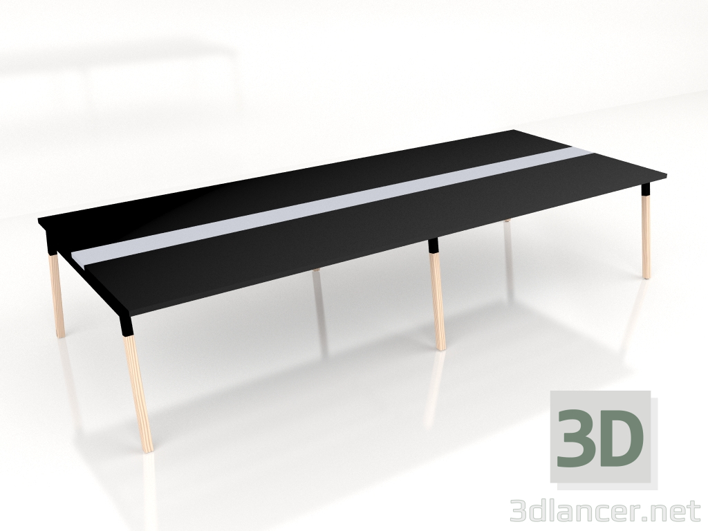 Modelo 3d Mesa de negociação Ogi W Conference SW48+SW48L (3400x1410) - preview