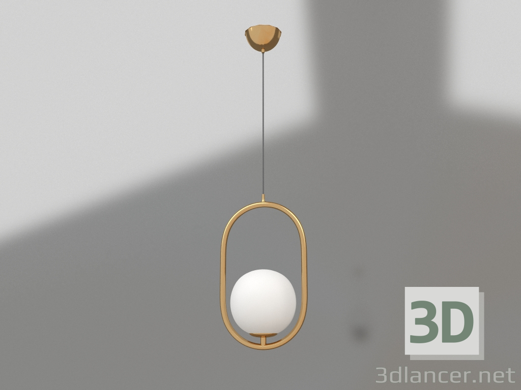 modello 3D Ciondolo Kenti bronzo (07631-1A,20) - anteprima