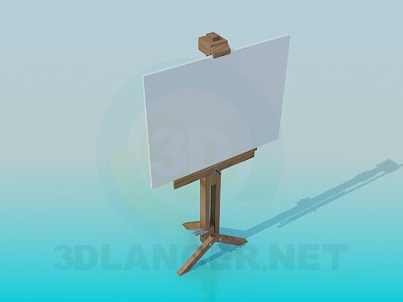 3d model Easel - preview