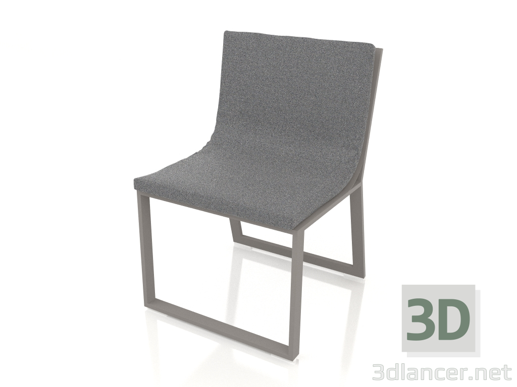 modello 3D Sedia da pranzo (grigio quarzo) - anteprima