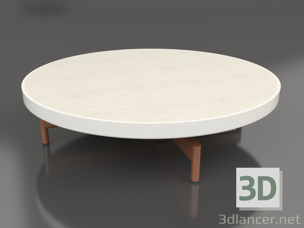 Modelo 3d Mesa de centro redonda Ø90x22 (cinza ágata, DEKTON Danae) - preview