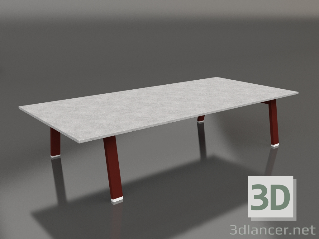 3D modeli Sehpa 150 (Şarap kırmızısı, DEKTON) - önizleme