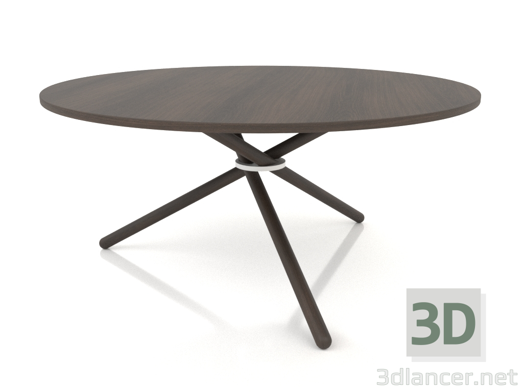 3d model Mesa de centro Edda (roble oscuro, roble oscuro) - vista previa