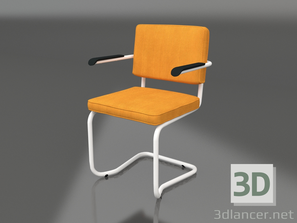 modèle 3D Chaise Ridge Rib Kink (Jaune) - preview