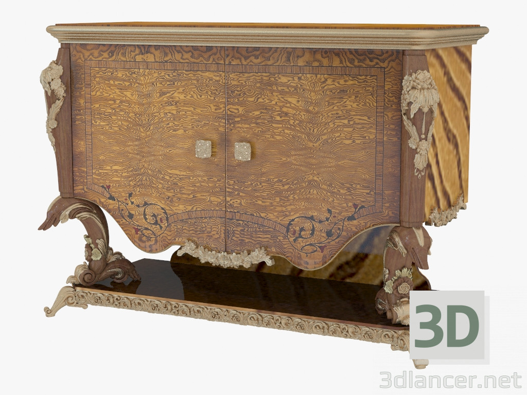 modèle 3D Commode en style classique 202 - preview