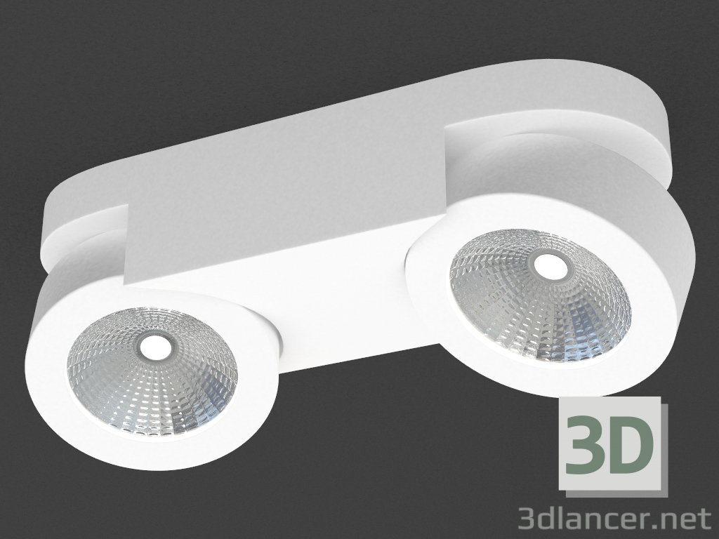 Modelo 3d antepara LED (DL18699_12WW-White) - preview