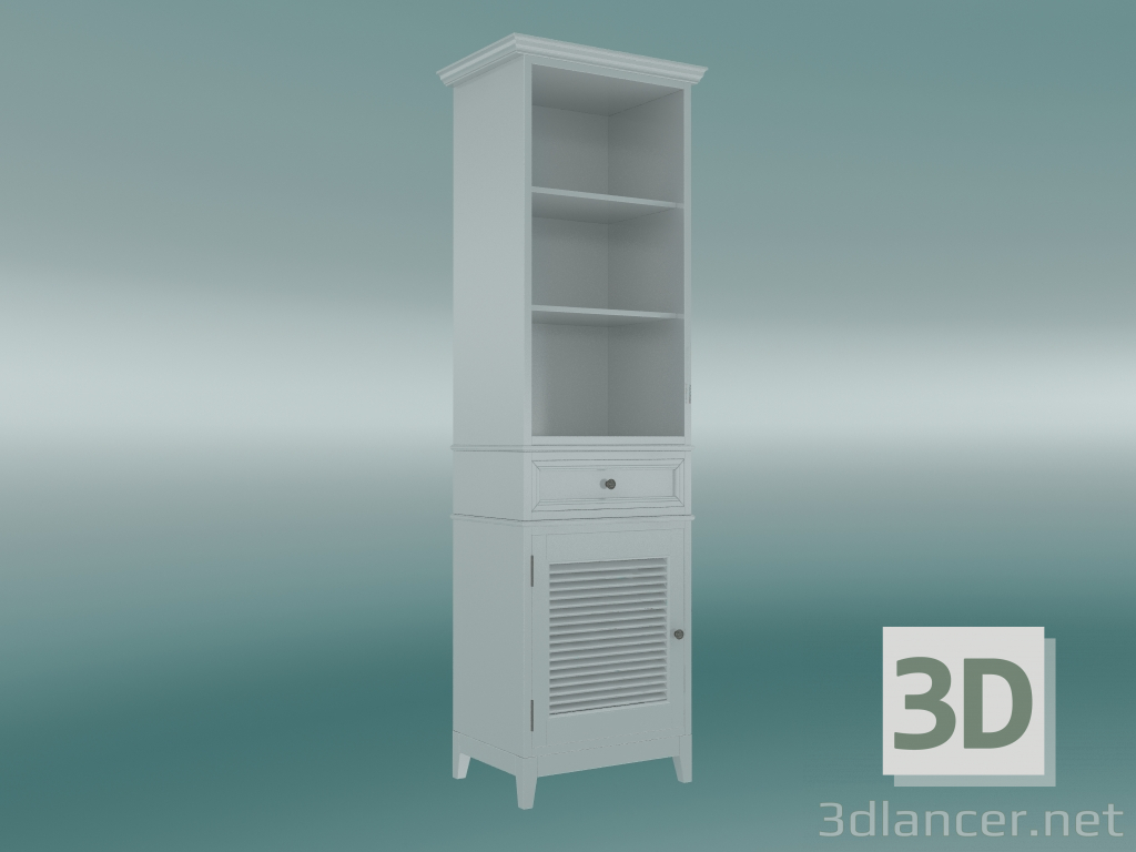 modello 3D Vetrina bagno stretta (DCBB01) - anteprima