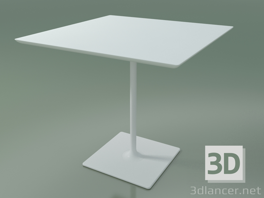 Modelo 3d Mesa quadrada 0661 (H 74 - 80x80 cm, M02, V12) - preview