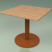 modèle 3D Table 001 (Métal Rouille, Teck) - preview