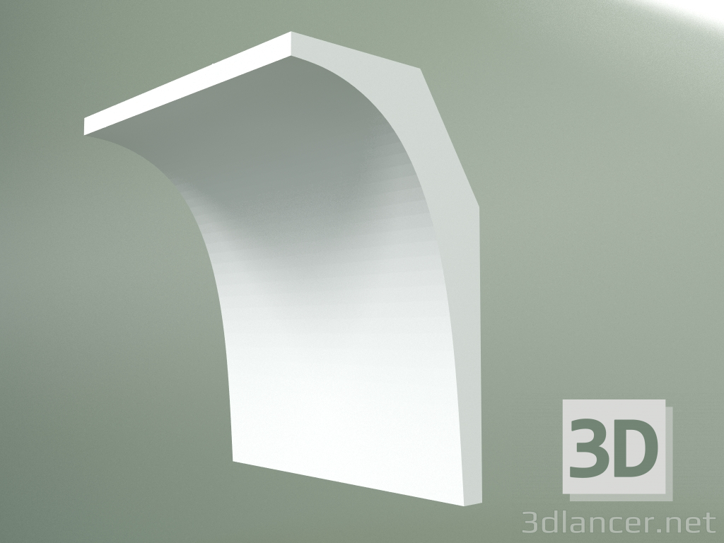 Modelo 3d Cornija de gesso (plinto de teto) KT099 - preview