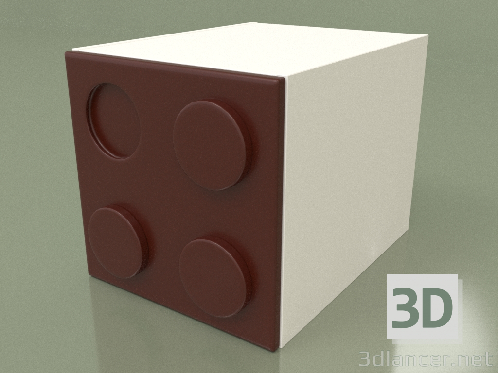 modèle 3D Armoire-cube pour enfants (Arabika) - preview