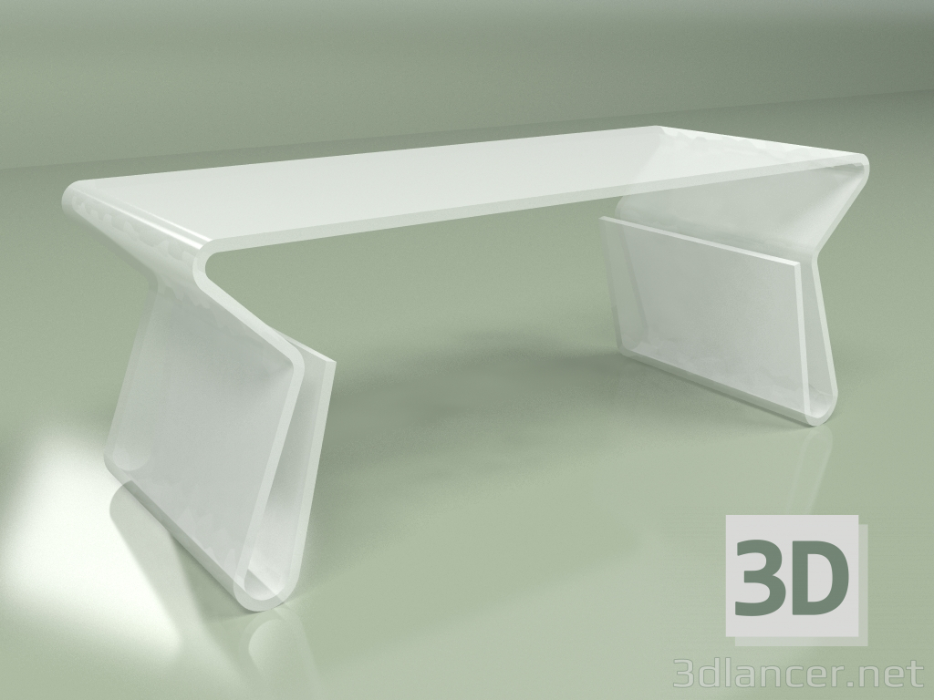 3d model Mesa de centro de acrílico - vista previa