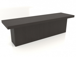 Banc VK 10 (1600x450x450, bois brun foncé)