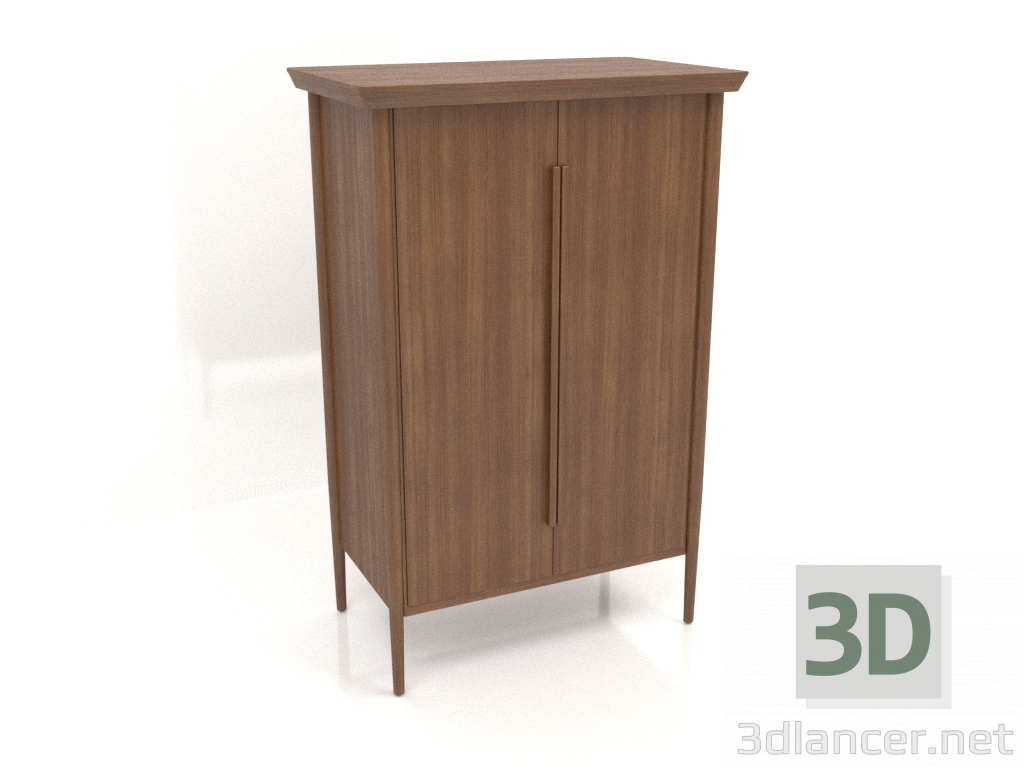 3D modeli Dolap MS 04 (914x565x1400, ahşap kahverengi ışık) - önizleme