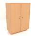 3d model Wardrobe W 04 (803х406х1082, wood mahogany veneer) - preview