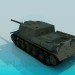 3d model Isu-122 self propelled gun - preview