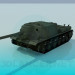 3d model Isu-122 self propelled gun - preview