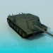 3d model Isu-122 self propelled gun - preview