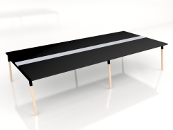 Mesa de negociação Ogi W Conference SW35+SW35L (3400x1610)