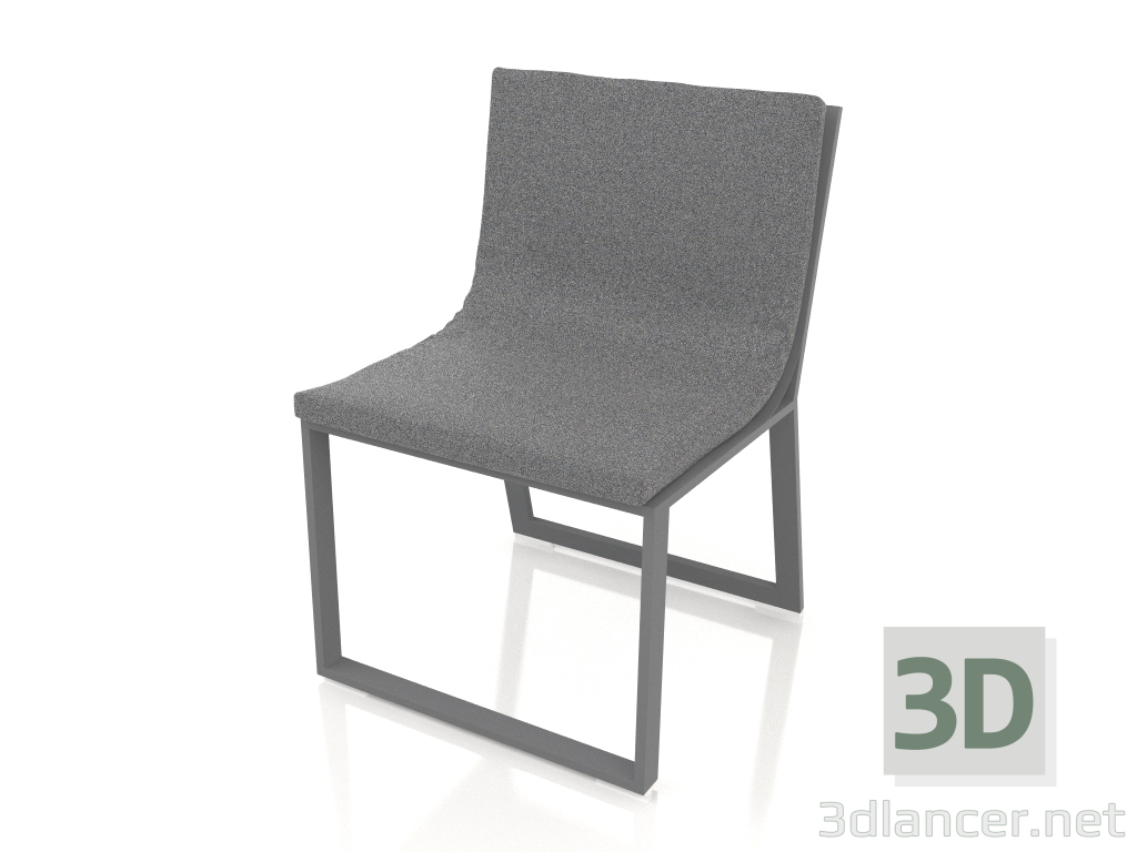 modèle 3D Chaise de salle à manger (Anthracite) - preview