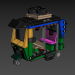 3d Lego Tuk Tuk model buy - render