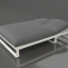 3d model Cama de descanso 140 (Gris ágata) - vista previa