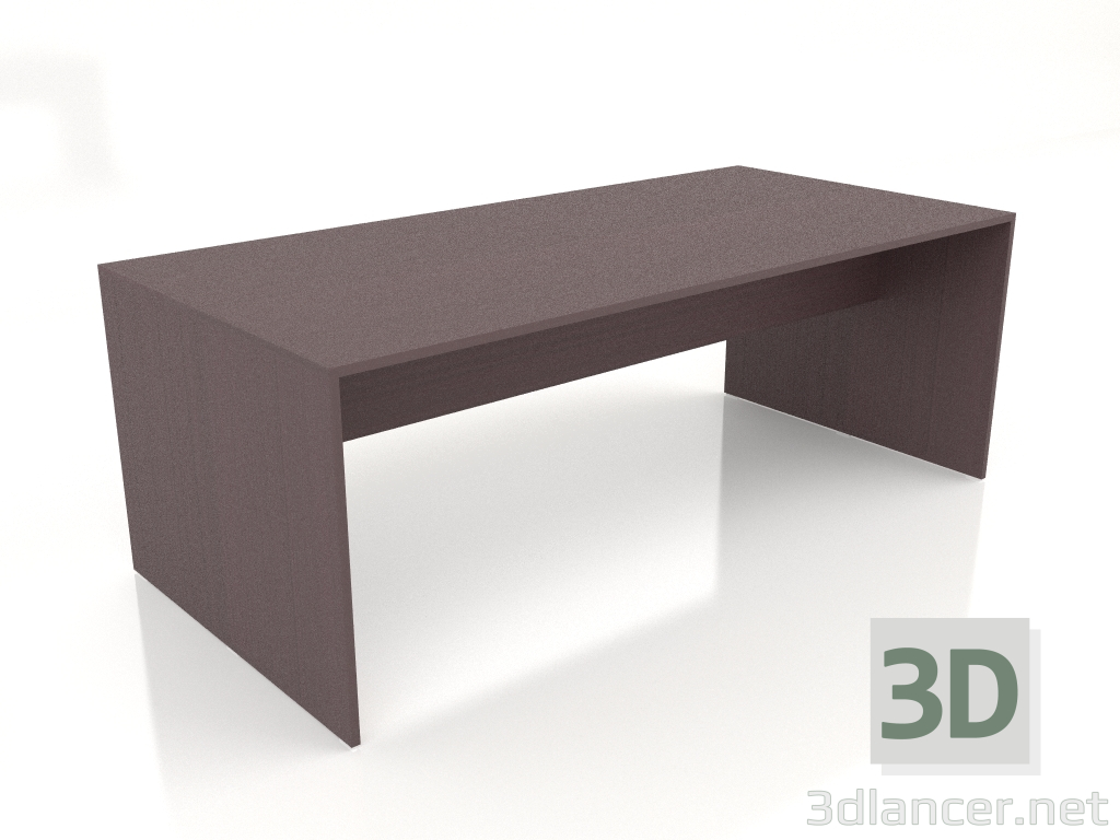 3d model Mesa de comedor 210 (Anodizado burdeos) - vista previa