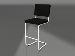 Bar stool Ridge Rib Kink (Black)