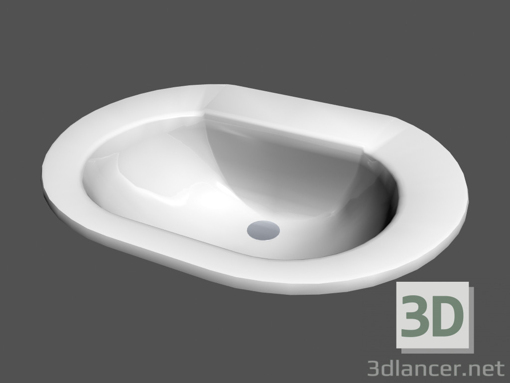 modello 3D Lavabi sotto il mobile l mylife r1 - anteprima