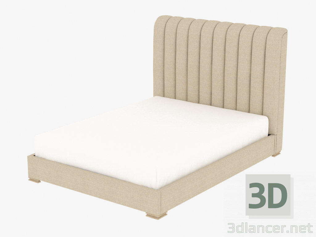 3d model Double bed HARLAN QUEEN SIZE BED WITH FRAME (5101Q.A015) - preview