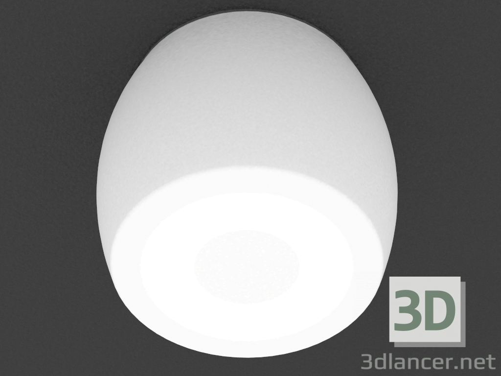 3d model Overhead Led Downlight (DL18701_11WW-White) - preview