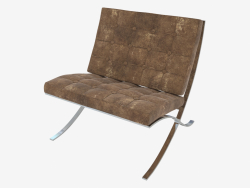 Chair with leather upholstery Barselona