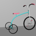 3d Bike kid. Children's bicycle "Kid" model buy - render