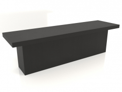 Banc VK 10 (1600x450x450, bois noir)