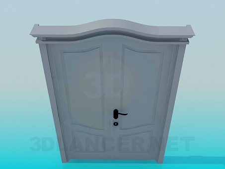 3d model Double door - preview