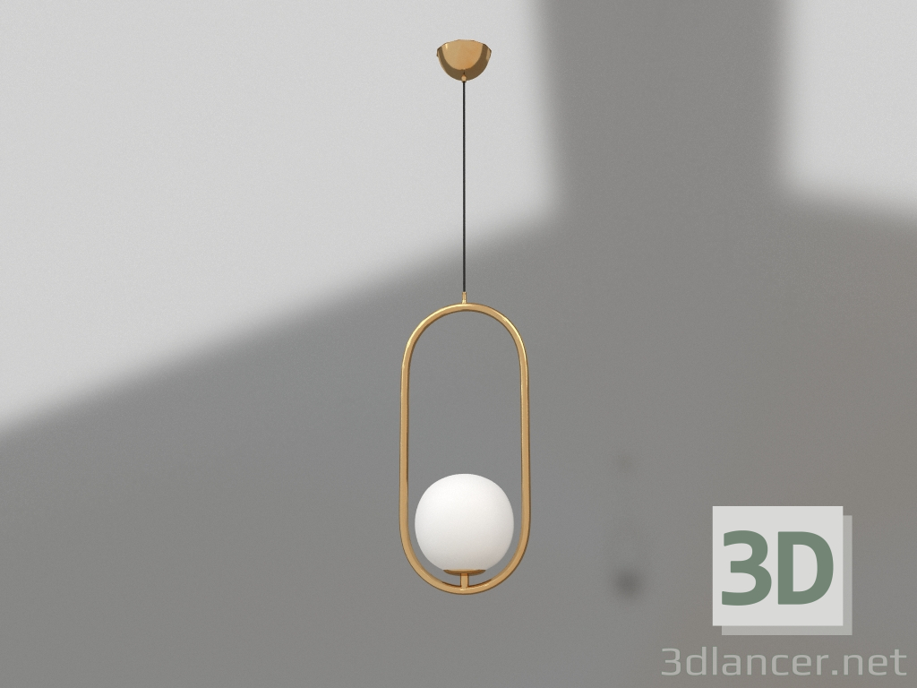 3D Modell Anhänger Kenti gold (07632-1A,33) - Vorschau