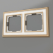 3d model Frame for 2 posts Palacio (gold-white) - preview