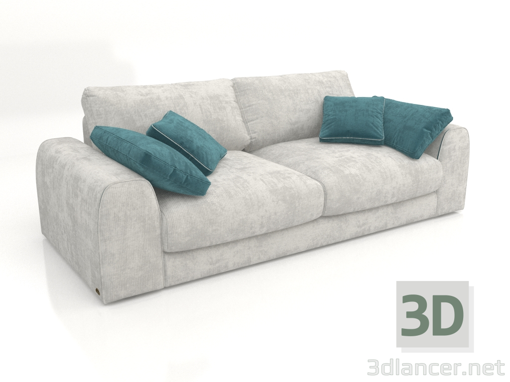 Modelo 3d Sofá-cama reto ISLAND - preview