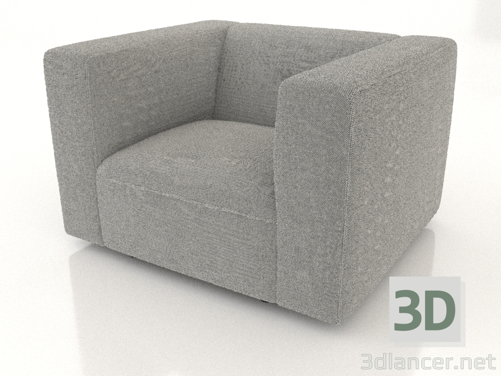 3d model Armchair (L) - preview