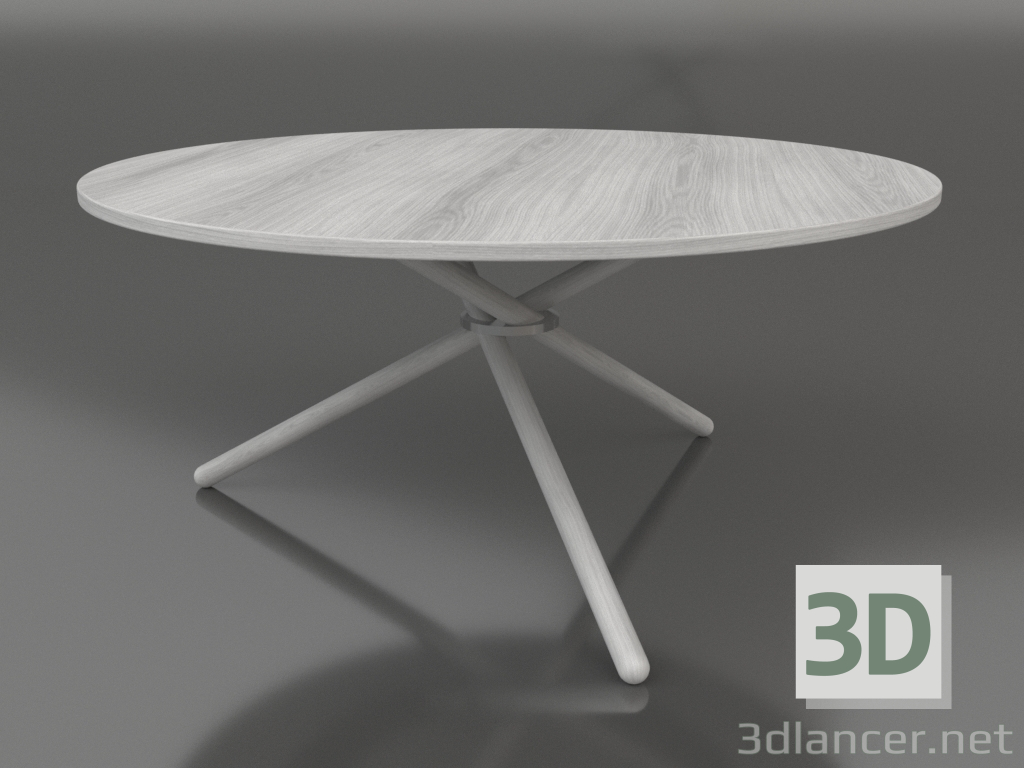 Modelo 3d Mesa de centro Edda (Carvalho Branco, Carvalho Branco) - preview