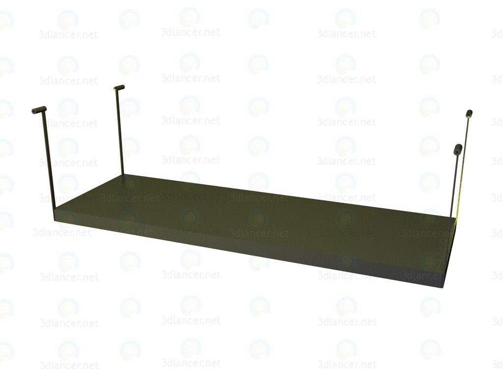 3d model Estante para mesa P1S1706B - vista previa