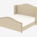 modello 3D Letto matrimoniale ATHENA KING SIZE (5007K Beige) - anteprima