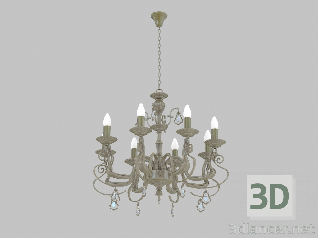 modèle 3D Lustre Gentile (6673-8P) - preview