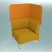 3d model Corner armchair with screen (1CW) - preview