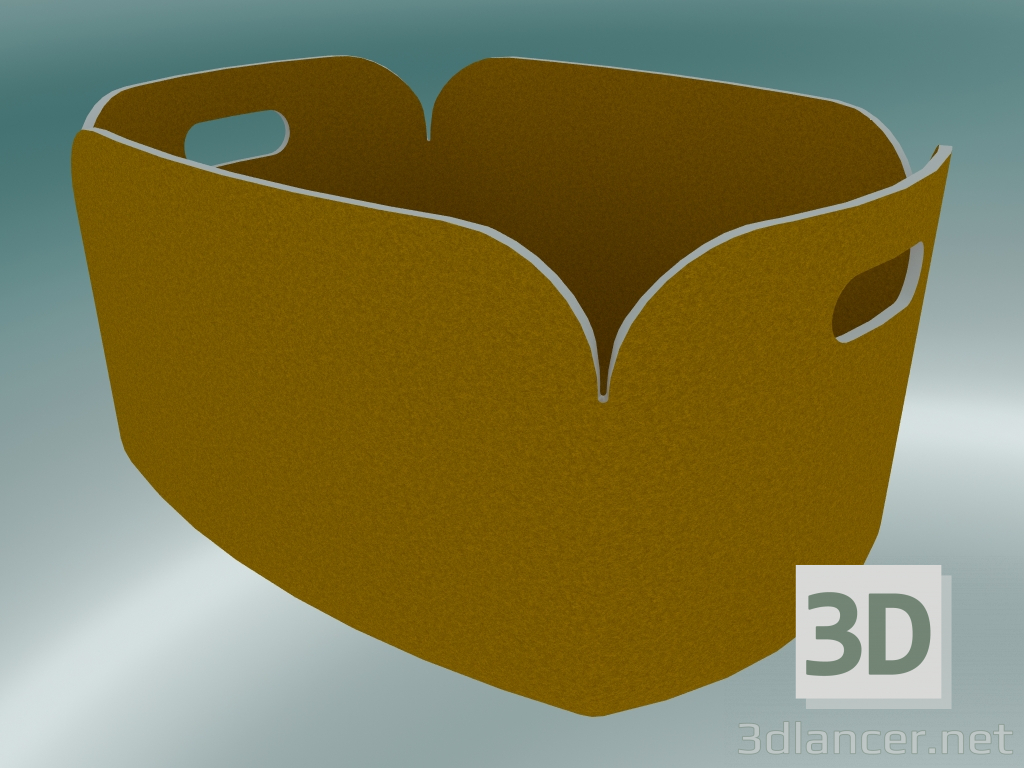 Modelo 3d Cesta de restauração (laranja queimada) - preview