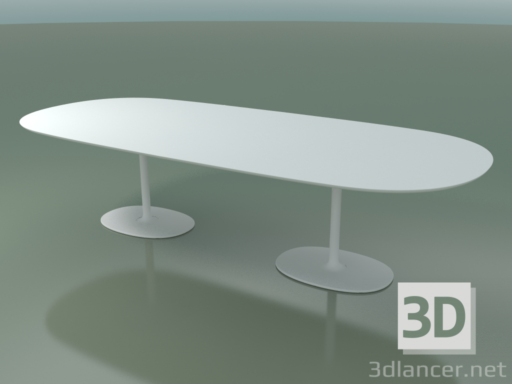 Modelo 3d Mesa oval 0665 (H 74 - 300x131 cm, M02, V12) - preview